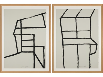 Estructura I & II - Paper Painting by NOVOCUADRO ART COMPANY - view 2